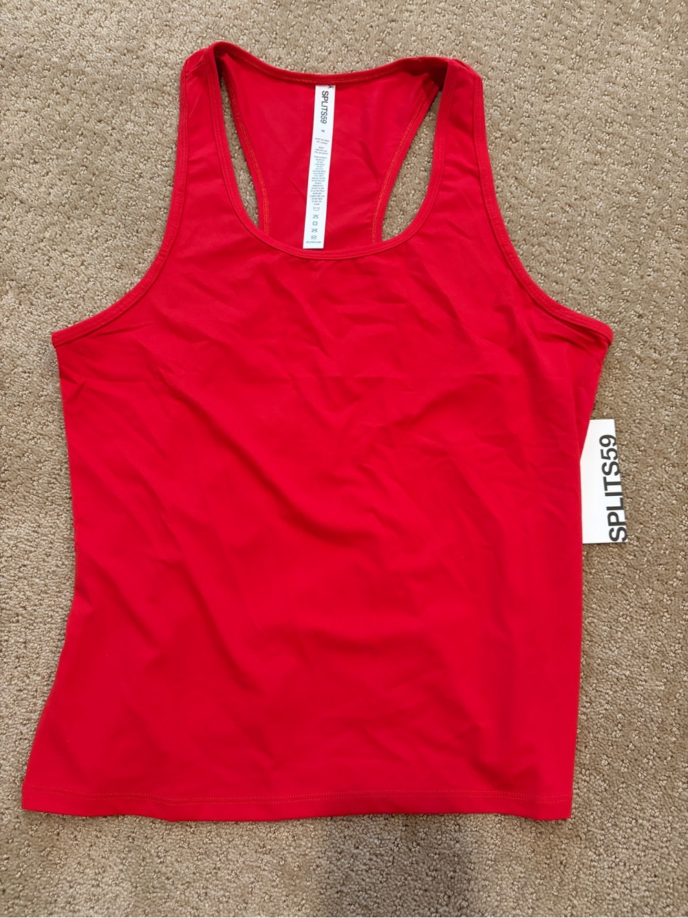 Splits59 Red Racerback Tank Top